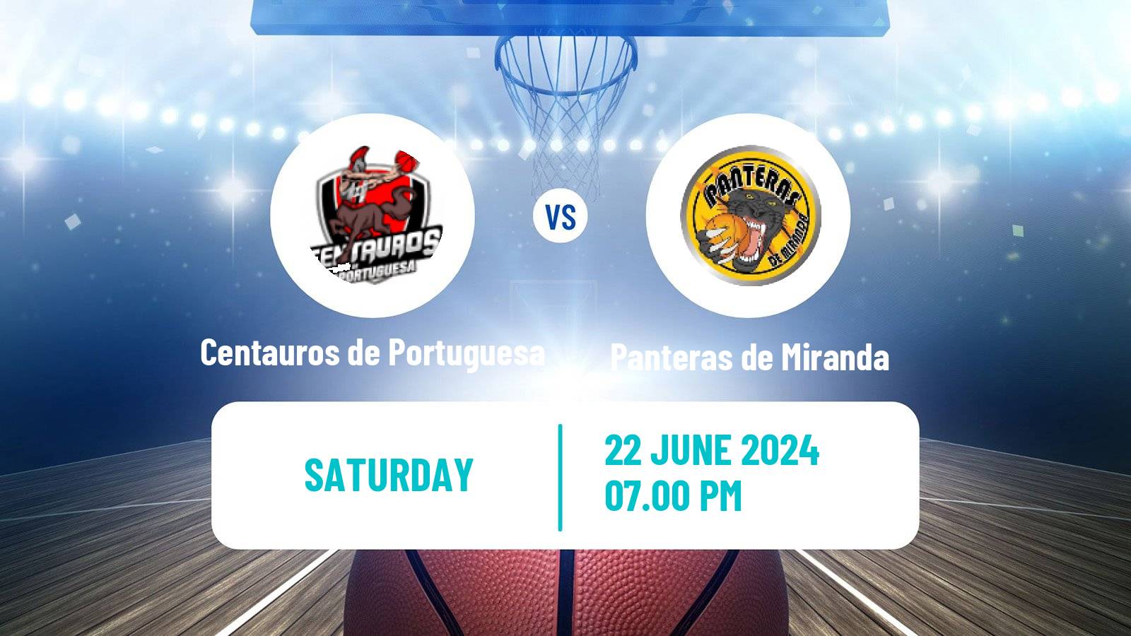 Basketball Venezuelan Superliga Basketball Centauros de Portuguesa - Panteras de Miranda