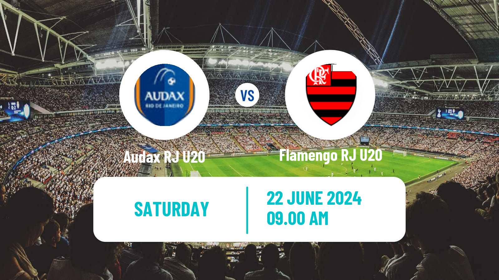 Soccer Brazilian Carioca U20 Audax RJ U20 - Flamengo RJ U20