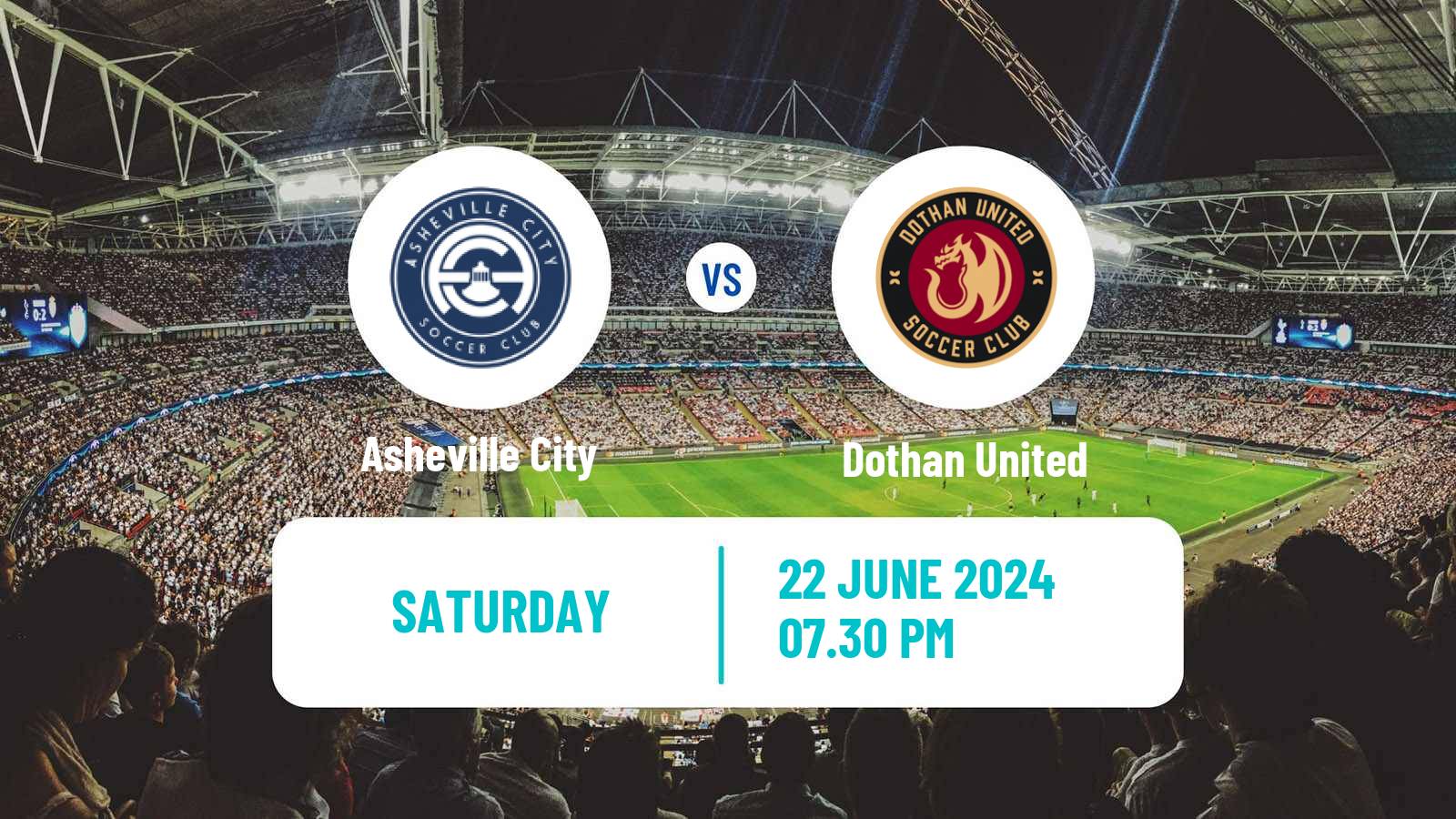 Soccer USL League Two Asheville City - Dothan United