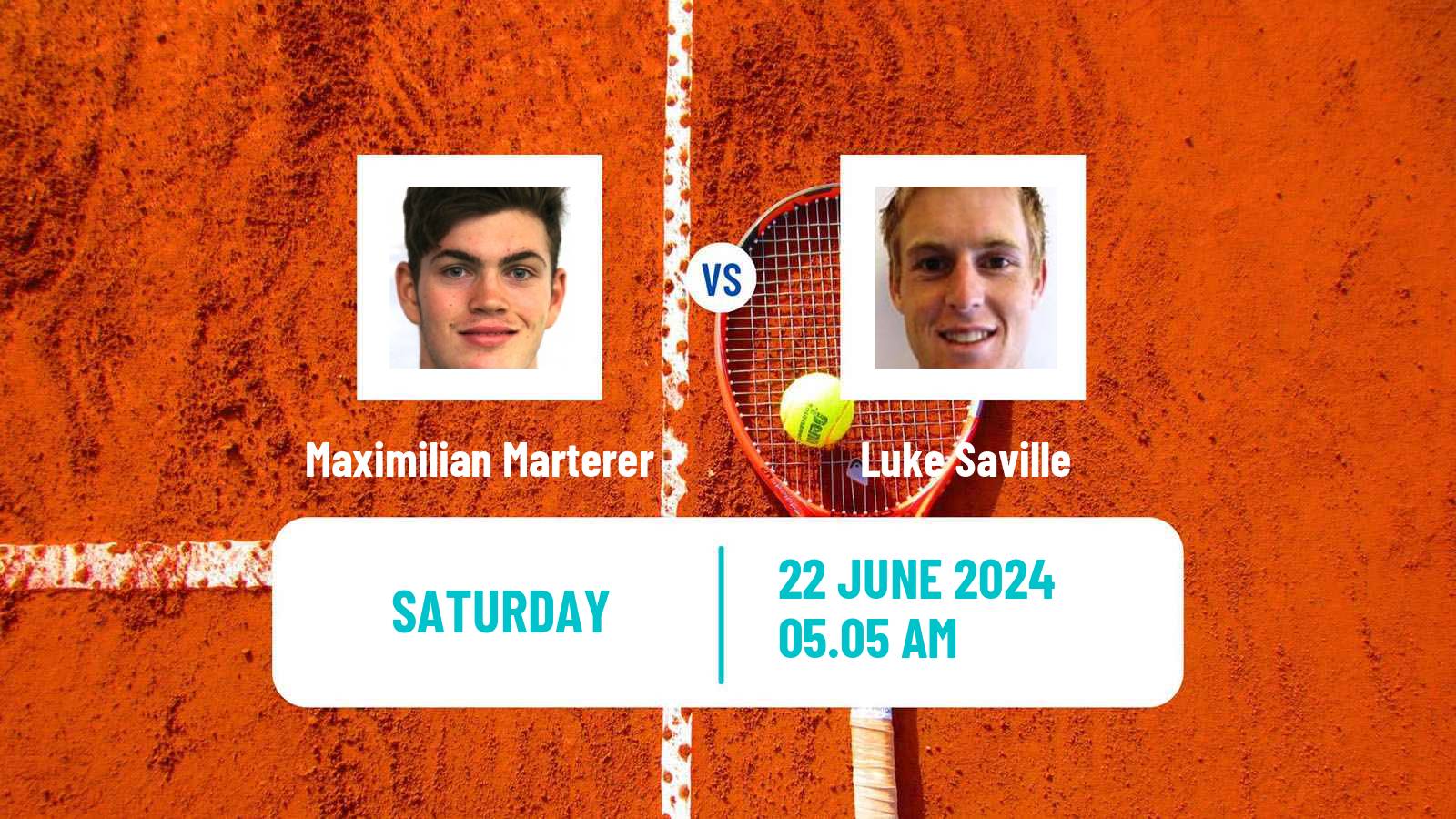 Tennis ATP Mallorca Maximilian Marterer - Luke Saville