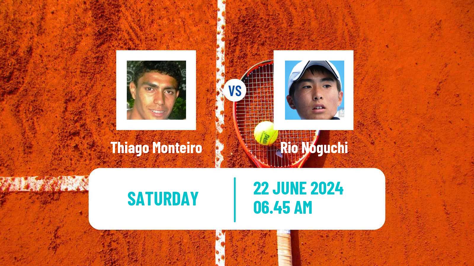 Tennis ATP Mallorca Thiago Monteiro - Rio Noguchi