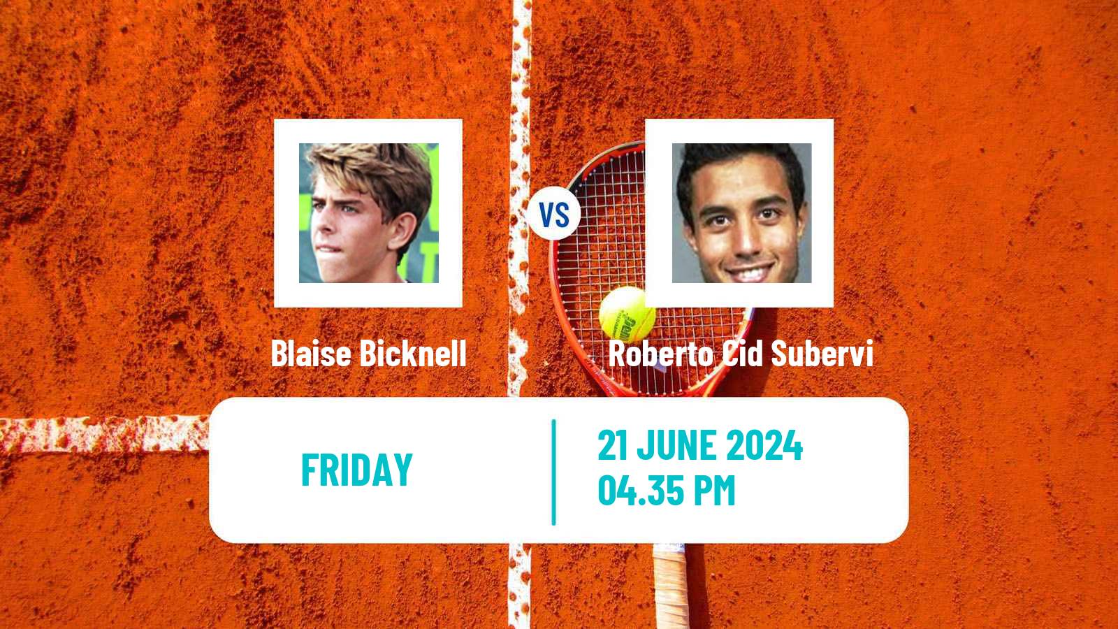 Tennis Davis Cup Group III Blaise Bicknell - Roberto Cid Subervi