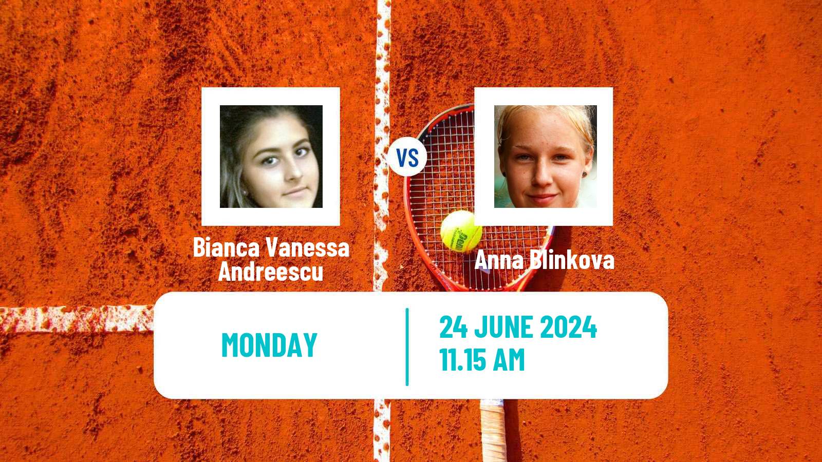 Tennis WTA Bad Homburg Bianca Vanessa Andreescu - Anna Blinkova
