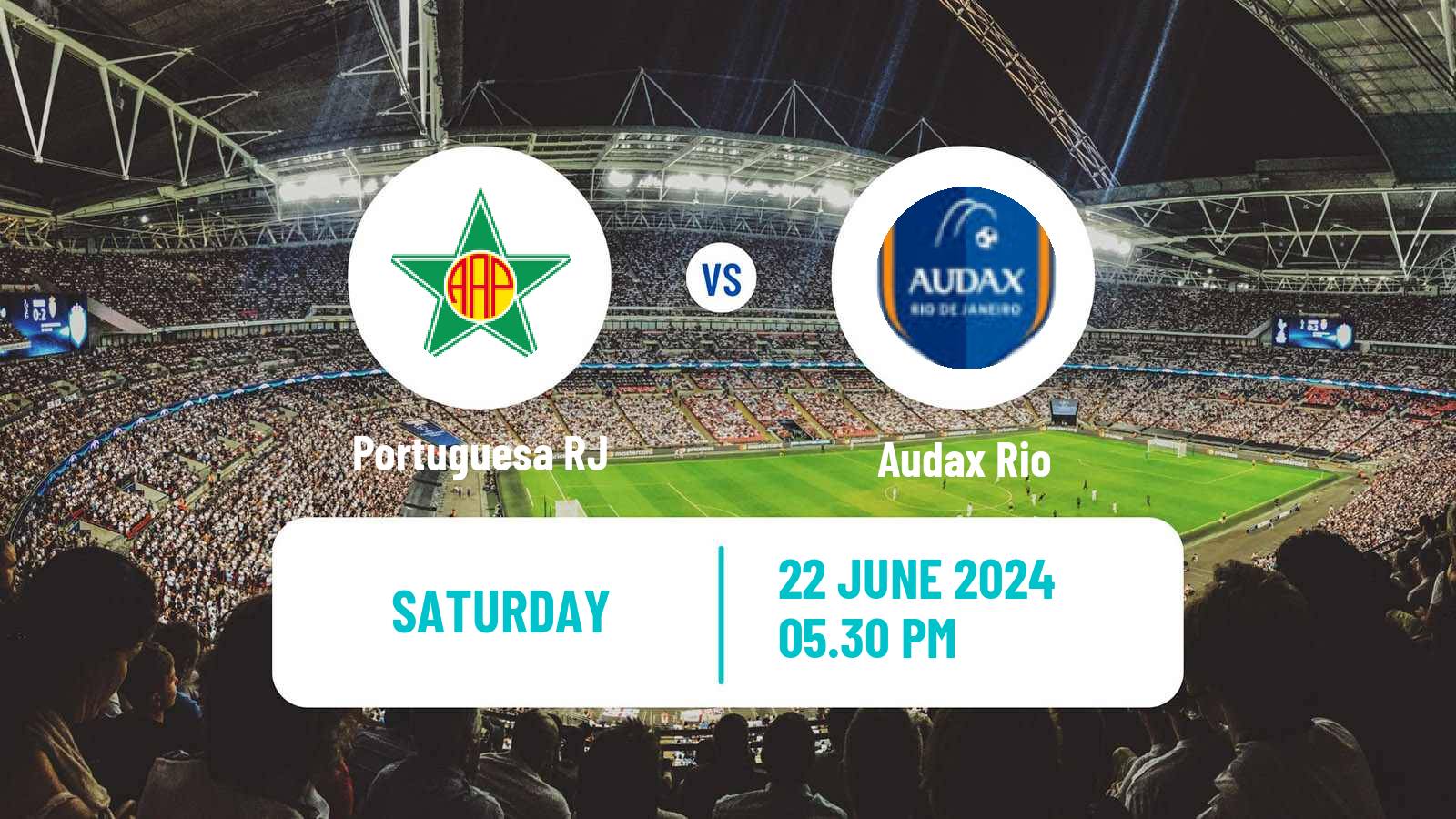 Soccer Brazilian Serie D Portuguesa RJ - Audax Rio