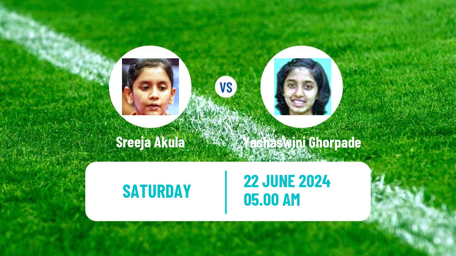 Table tennis Wtt Contender Lagos Women Sreeja Akula - Yashaswini Ghorpade