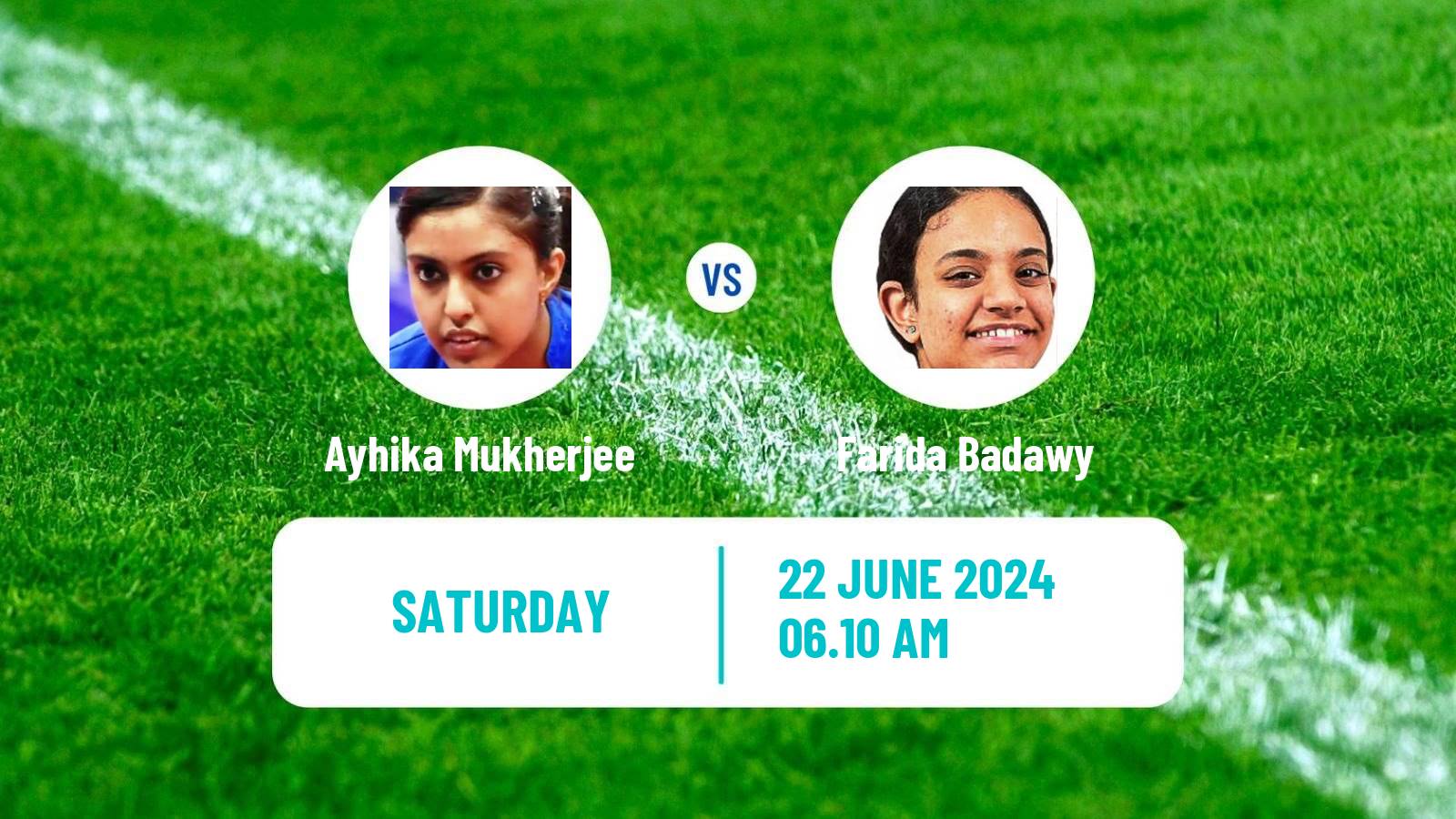 Table tennis Wtt Contender Lagos Women Ayhika Mukherjee - Farida Badawy