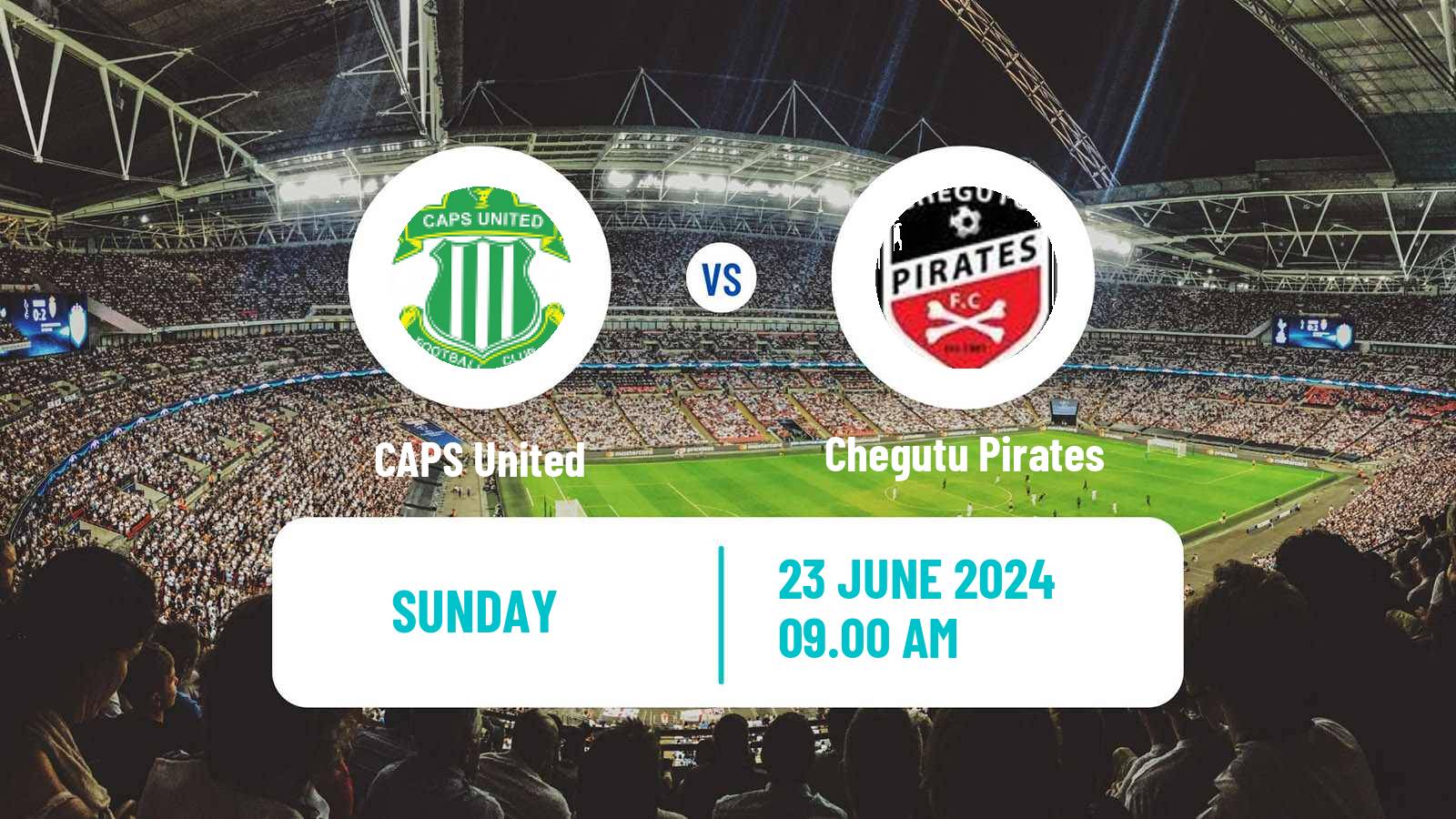 Soccer Zimbabwe Premier League CAPS United - Chegutu Pirates