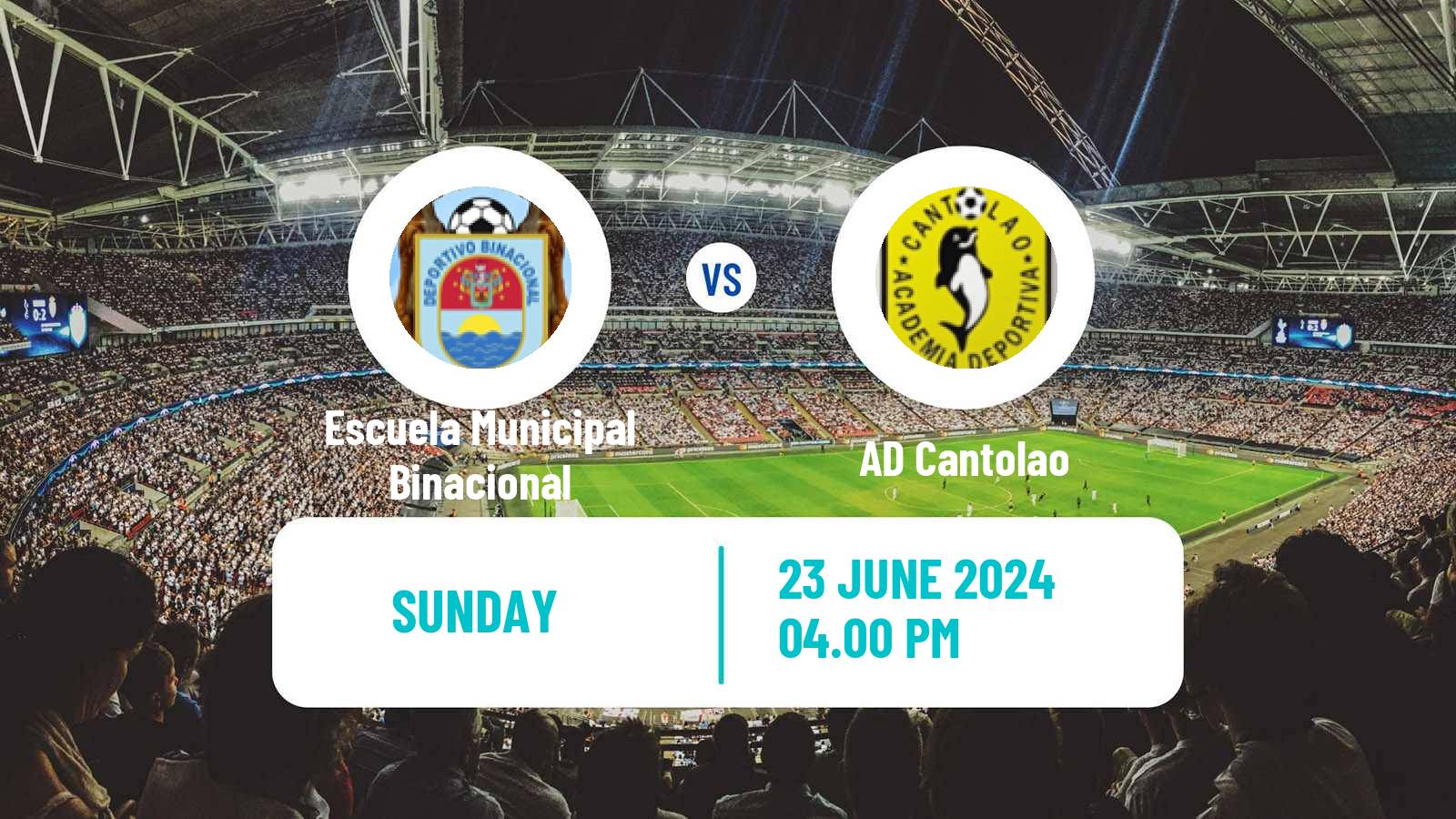Soccer Peruvian Liga 2 Escuela Municipal Binacional - Cantolao