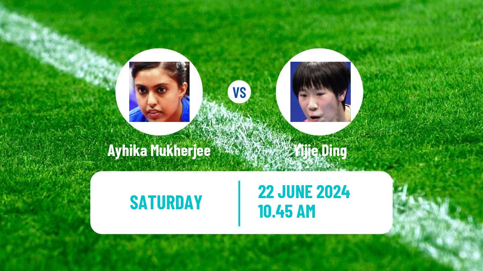 Table tennis Wtt Contender Lagos Women Ayhika Mukherjee - Yijie Ding