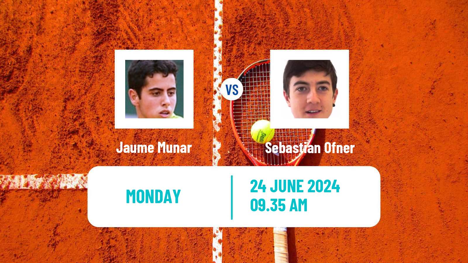 Tennis ATP Mallorca Jaume Munar - Sebastian Ofner