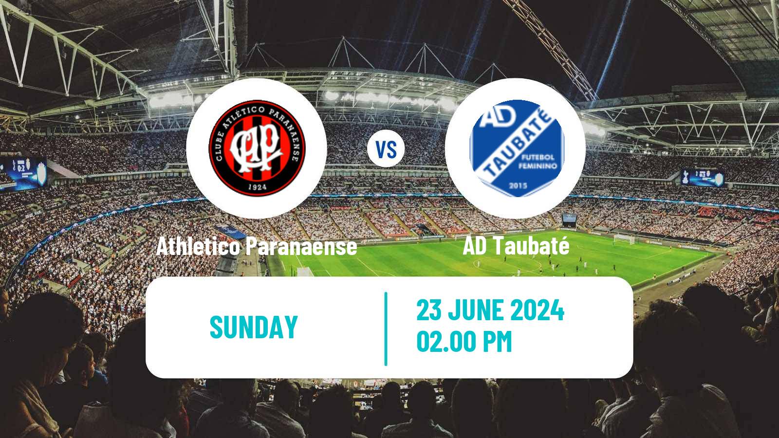Soccer Brasileiro A2 Women Athletico Paranaense - Taubaté