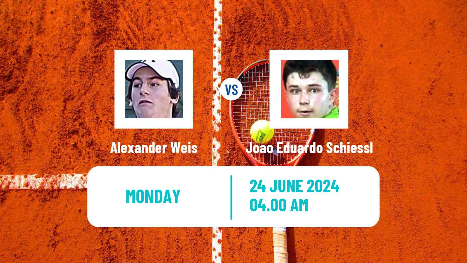 Tennis Milan Challenger Men Alexander Weis - Joao Eduardo Schiessl