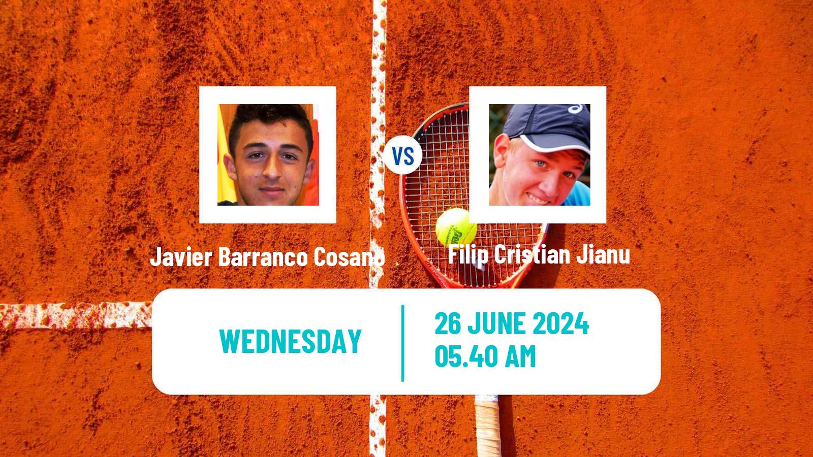 Tennis Milan Challenger Men Javier Barranco Cosano - Filip Cristian Jianu
