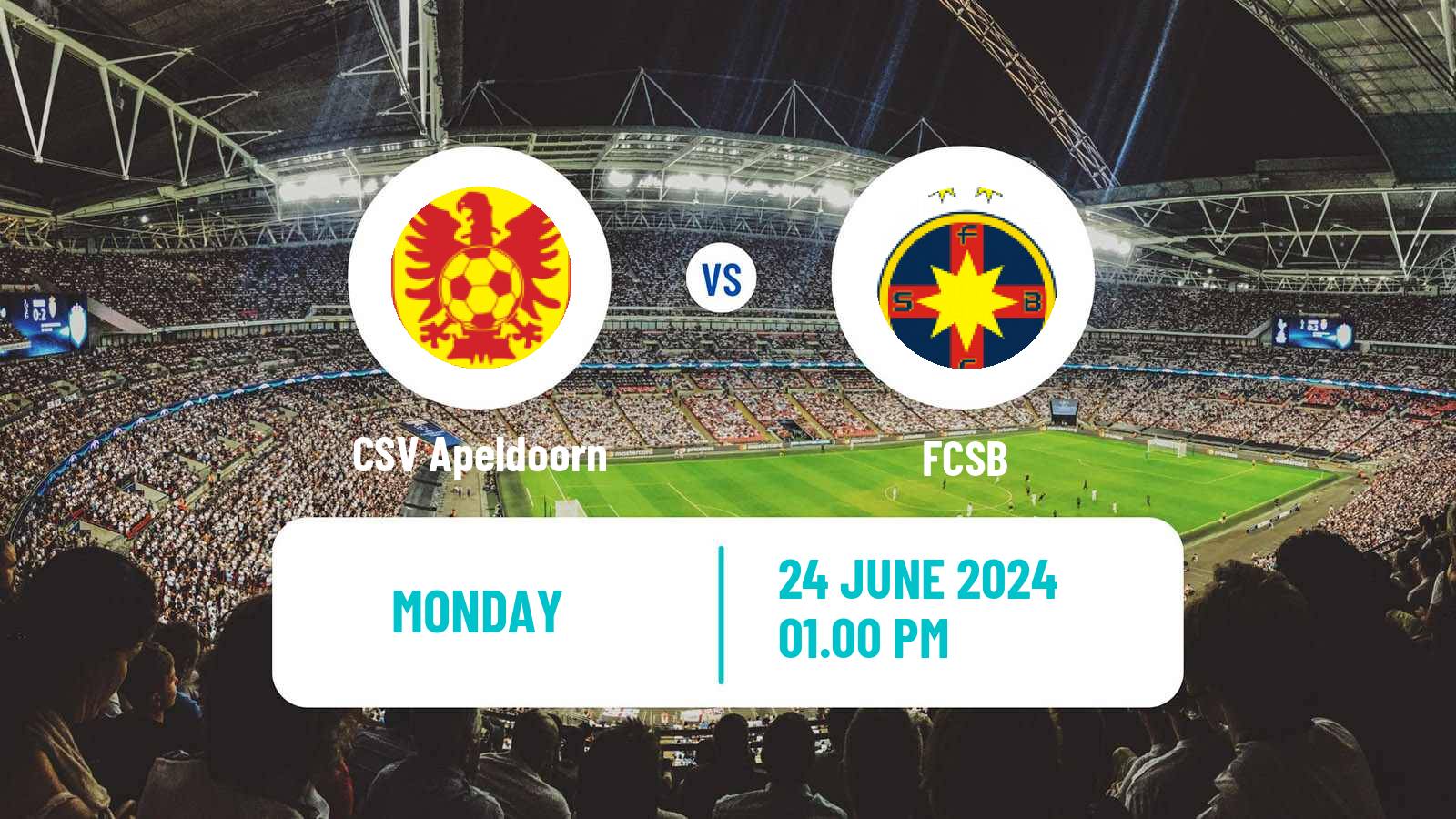 Soccer Club Friendly CSV Apeldoorn - FCSB