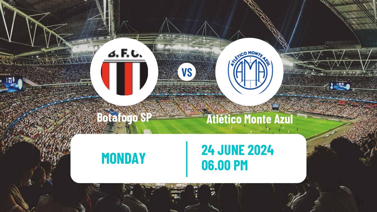 Soccer Brazilian Copa Paulista Botafogo SP - Atlético Monte Azul