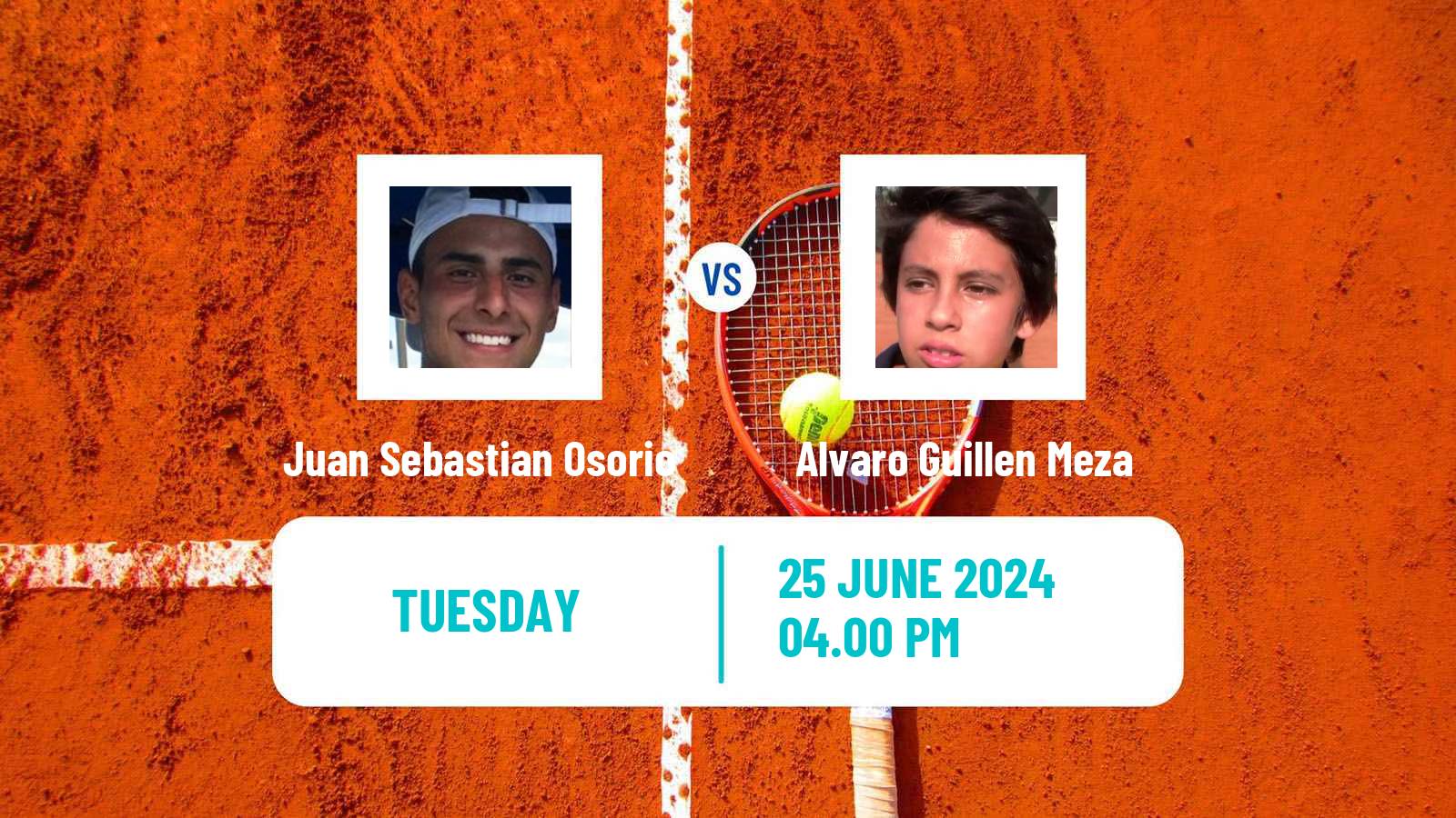 Tennis Ibague Challenger Men Juan Sebastian Osorio - Alvaro Guillen Meza