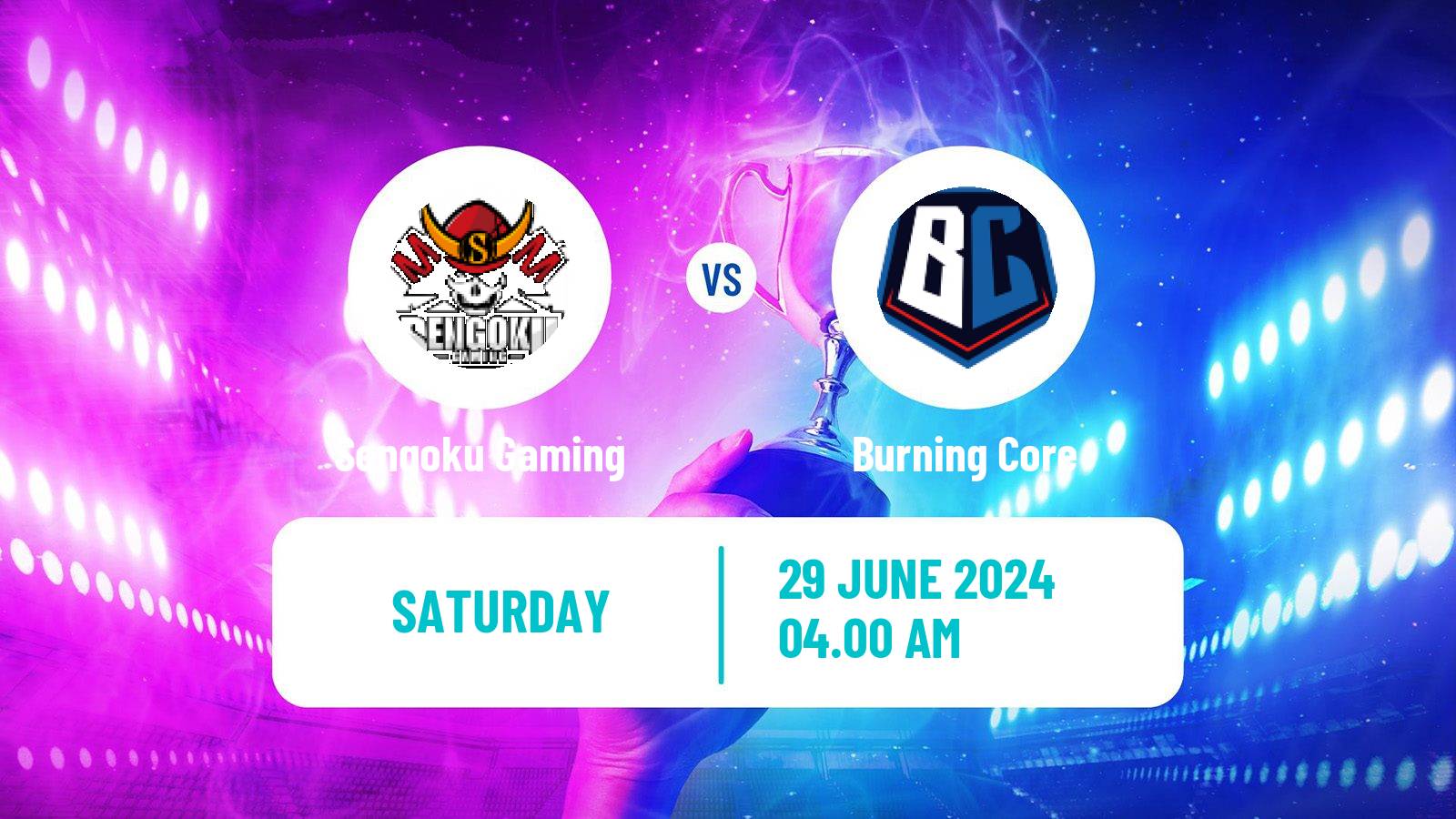 Esports League Of Legends Ljl Sengoku Gaming - Burning Core