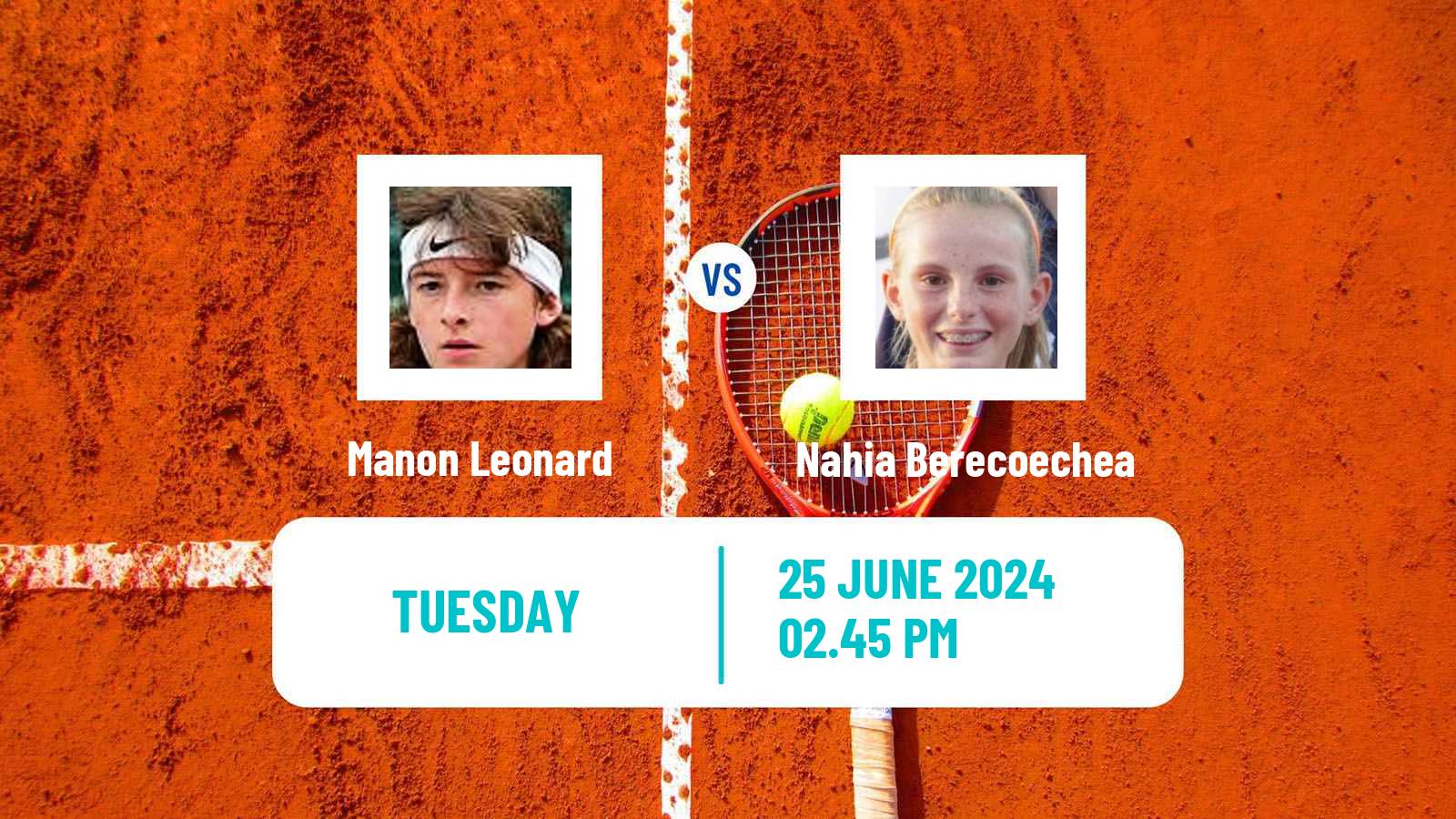 Tennis ITF W50 Palma Del Rio Women Manon Leonard - Nahia Berecoechea