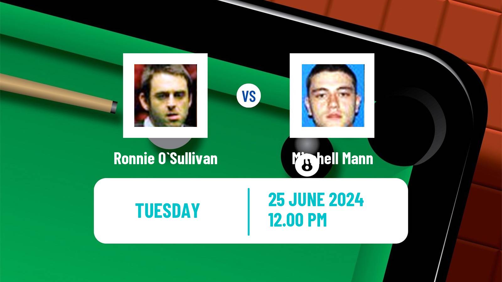 Snooker Championship League Ronnie O`Sullivan - Mitchell Mann