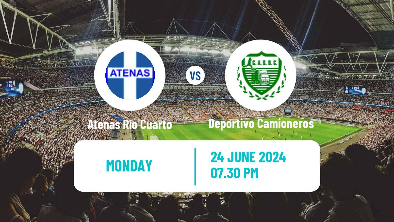 Soccer Argentinian Torneo Federal Atenas Río Cuarto - Deportivo Camioneros