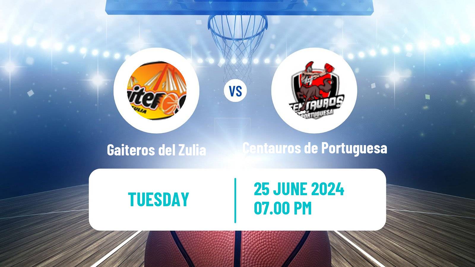 Basketball Venezuelan Superliga Basketball Gaiteros del Zulia - Centauros de Portuguesa
