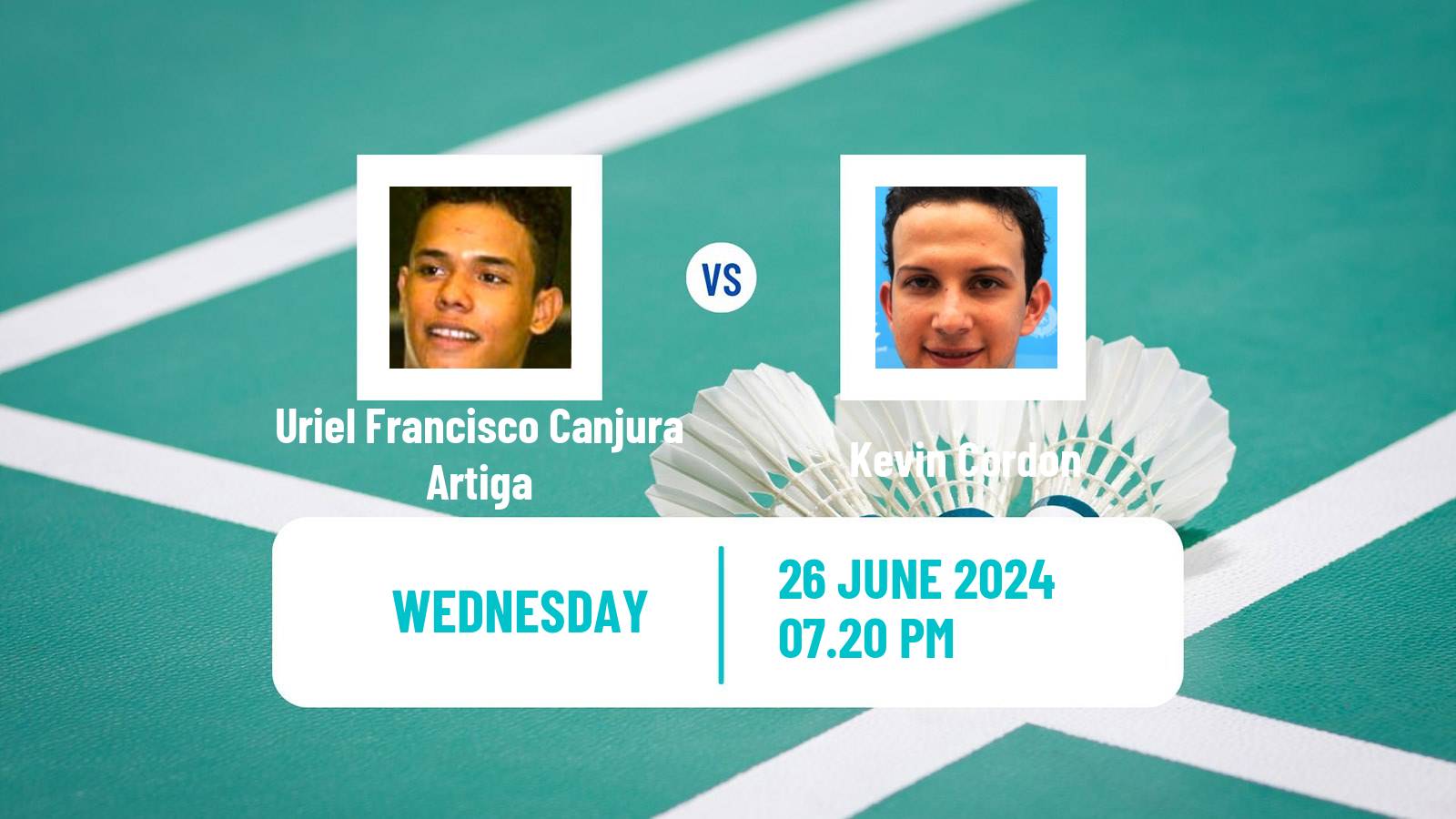 Badminton BWF World Tour Us Open Men Uriel Francisco Canjura Artiga - Kevin Cordon