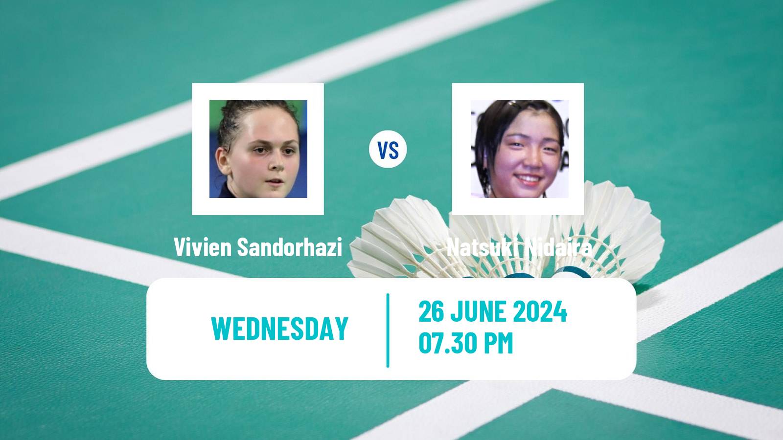 Badminton BWF World Tour Us Open Women Vivien Sandorhazi - Natsuki Nidaira
