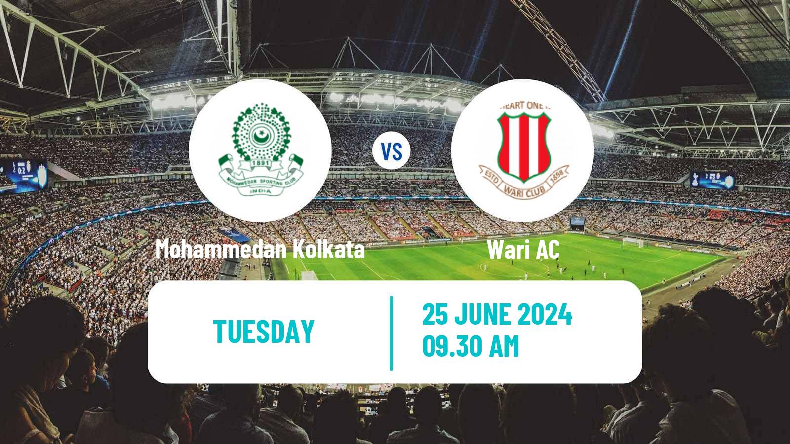 Soccer Calcutta Premier Division Mohammedan Kolkata - Wari