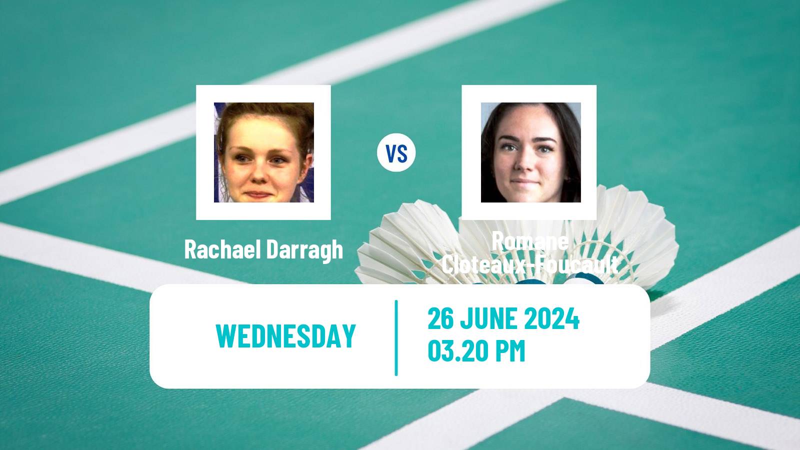 Badminton BWF World Tour Us Open Women Rachael Darragh - Romane Cloteaux-Foucault
