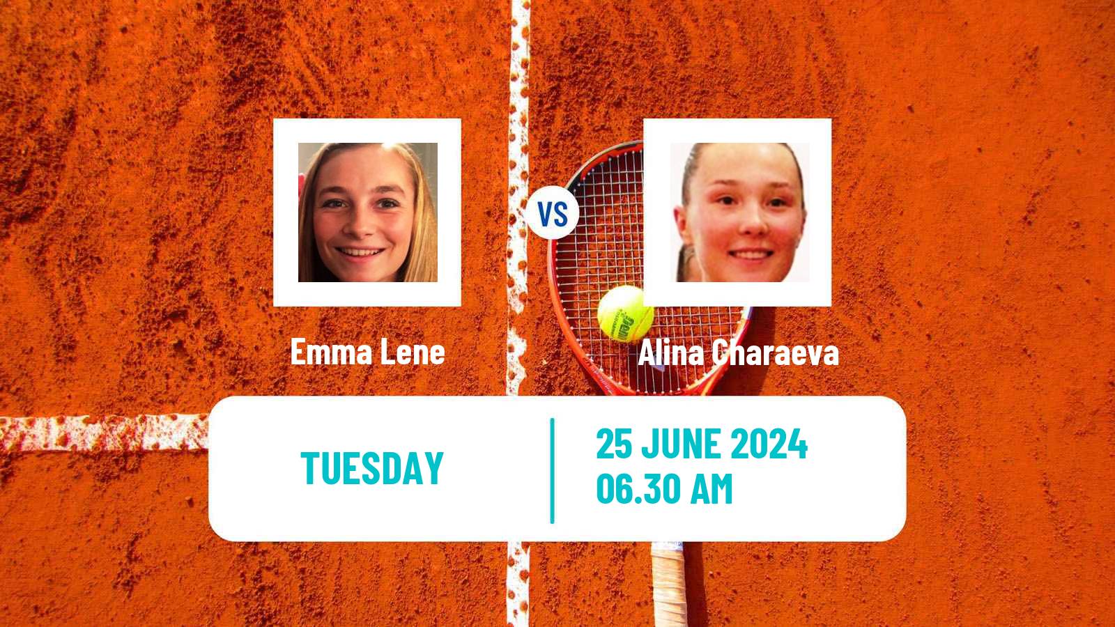 Tennis ITF W35 Perigueux Women Emma Lene - Alina Charaeva