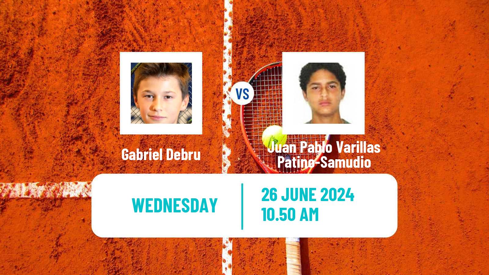 Tennis Milan Challenger Men Gabriel Debru - Juan Pablo Varillas Patino-Samudio