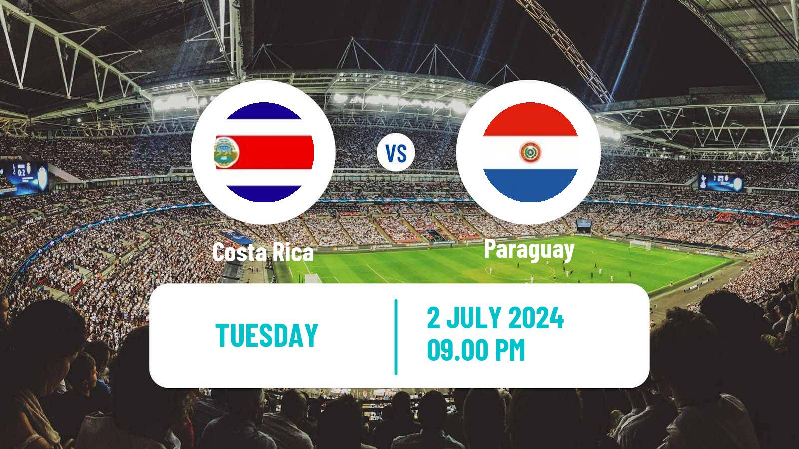 Soccer Copa America Costa Rica - Paraguay