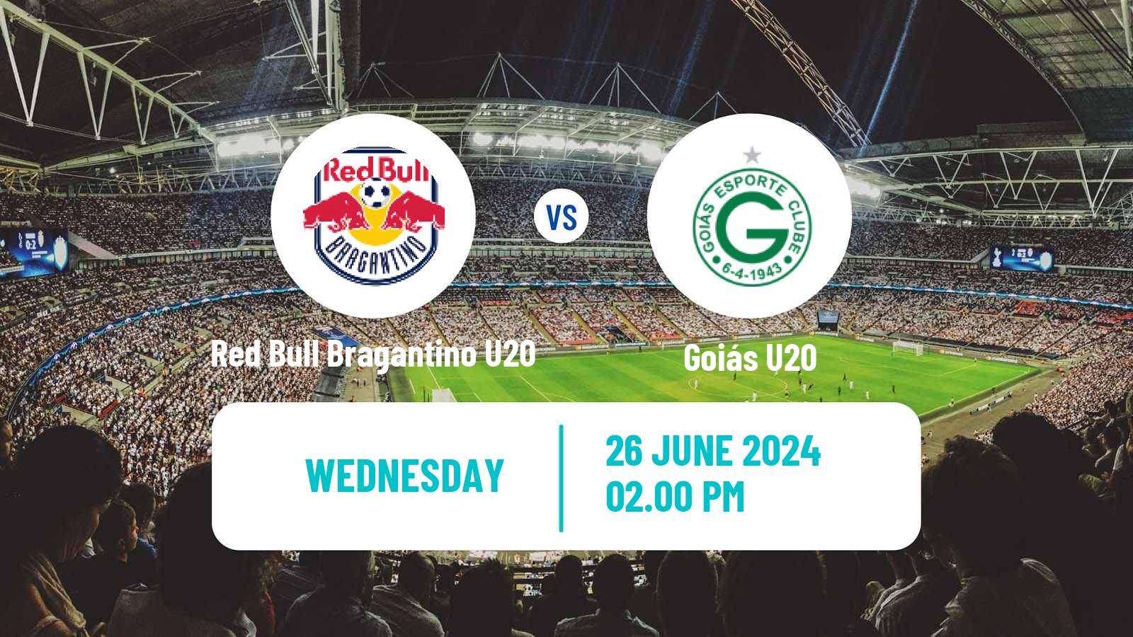 Soccer Brasileiro U20 Red Bull Bragantino U20 - Goiás U20