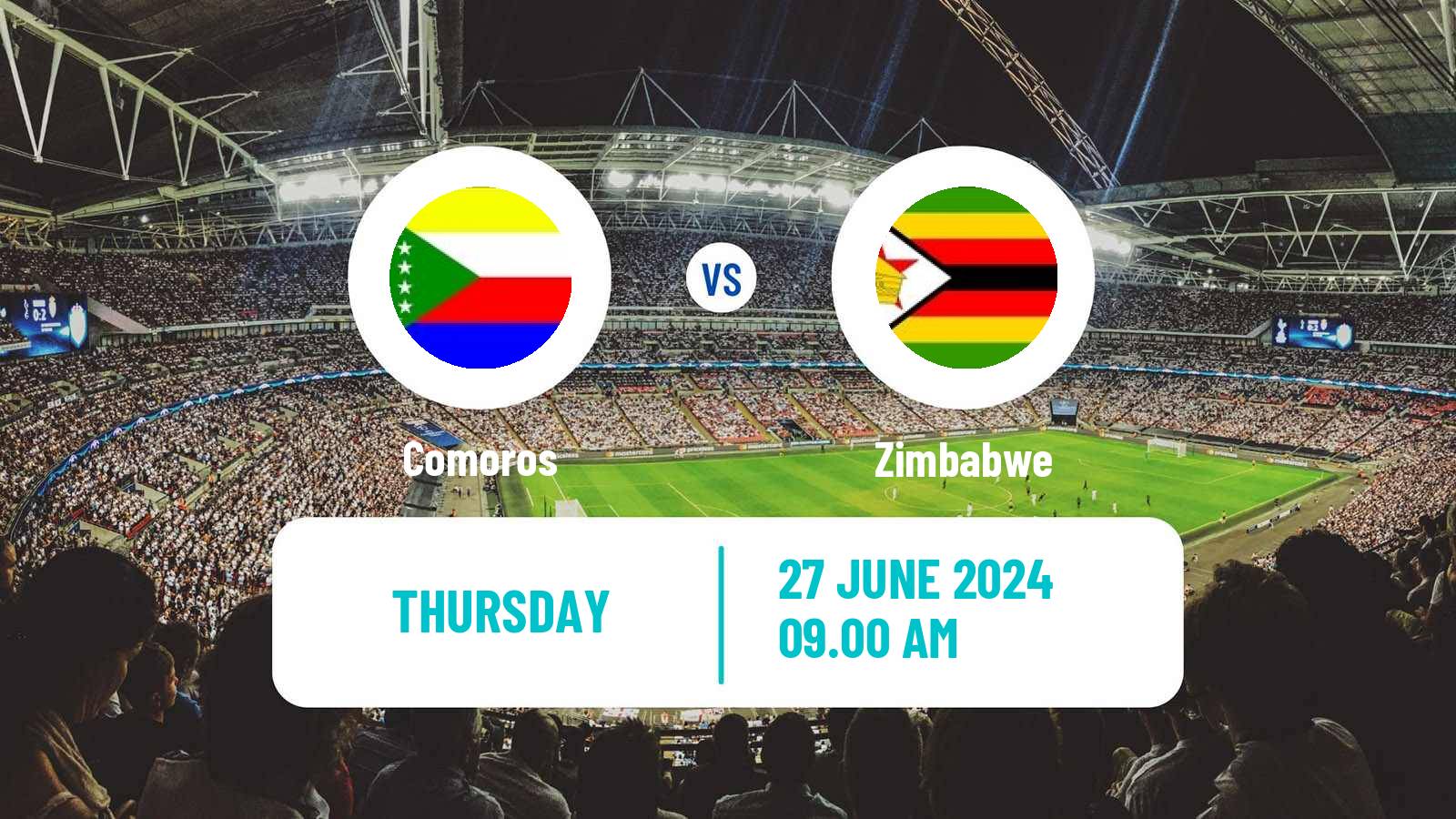 Soccer COSAFA Cup Comoros - Zimbabwe