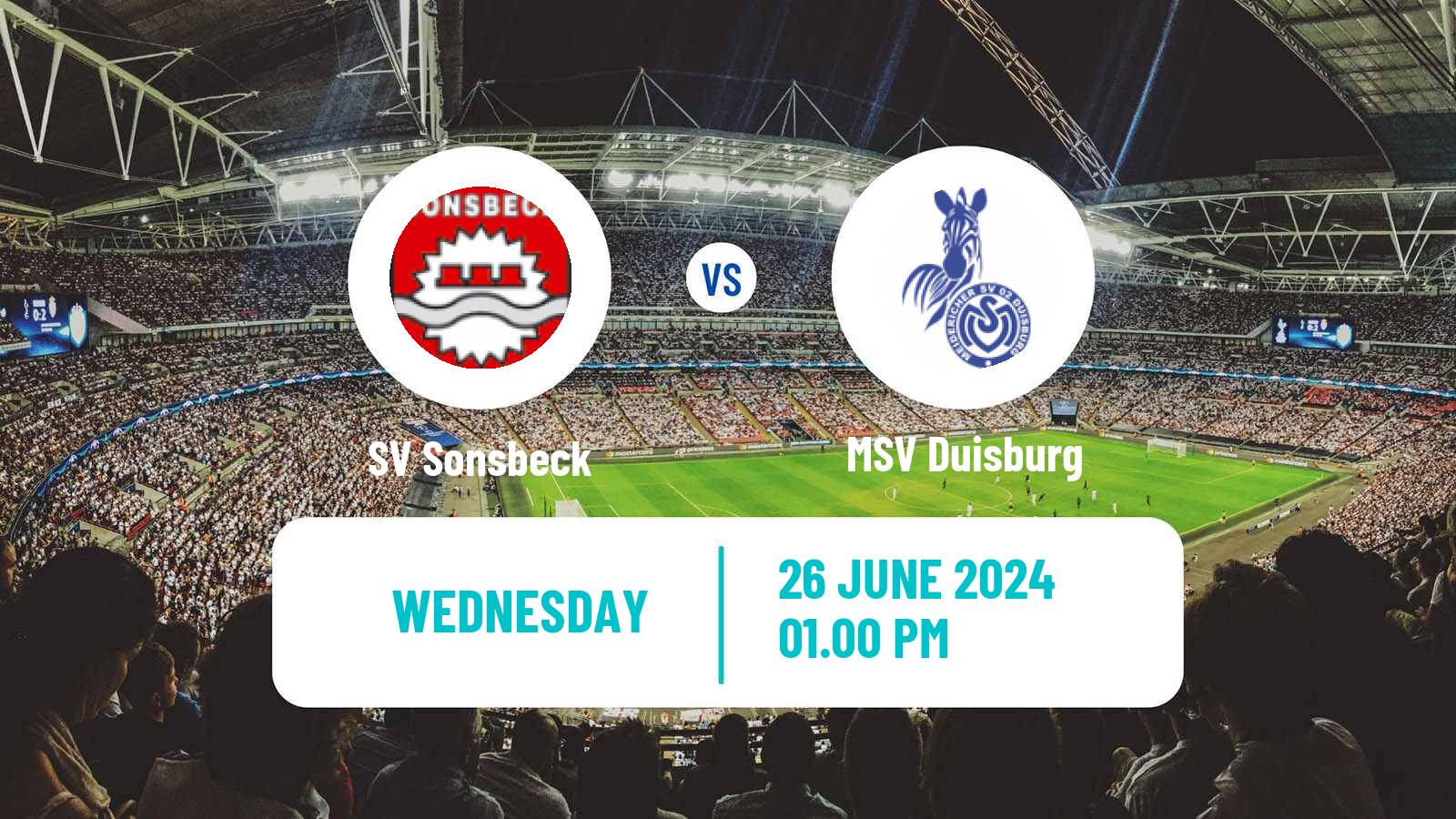 Soccer Club Friendly Sonsbeck - Duisburg