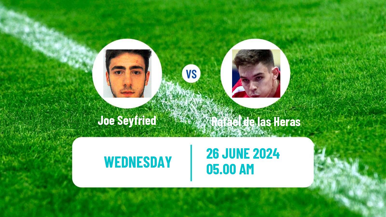 Table tennis Wtt Contender Tunis Men Joe Seyfried - Rafael de las Heras