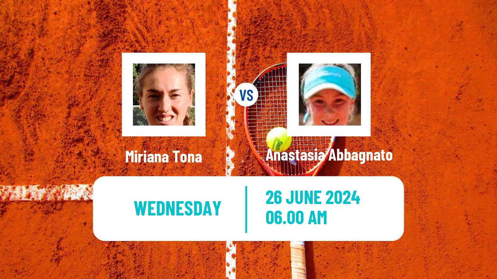 Tennis ITF W35 Tarvisio Women Miriana Tona - Anastasia Abbagnato