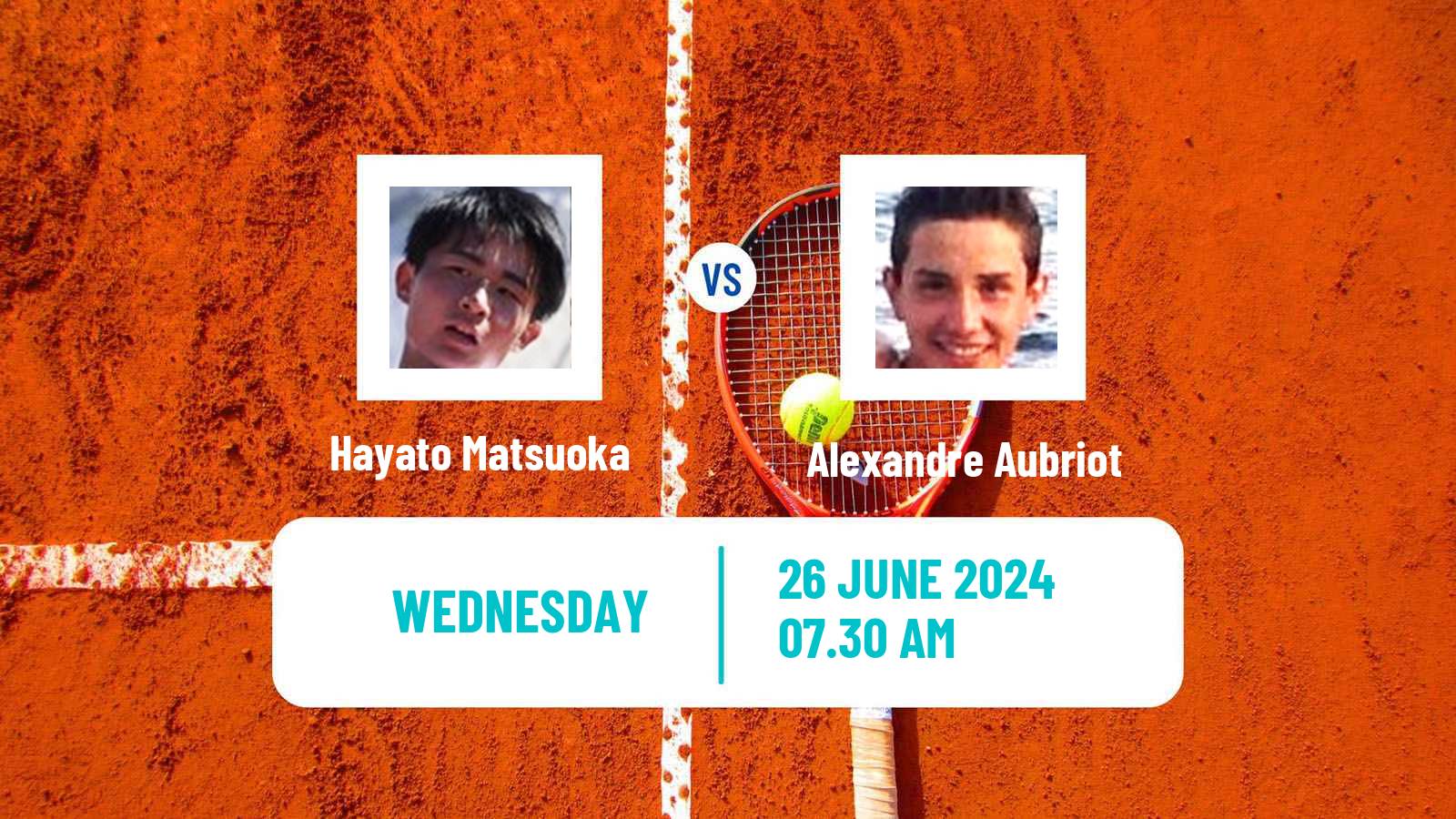 Tennis ITF M15 Tanger Men Hayato Matsuoka - Alexandre Aubriot