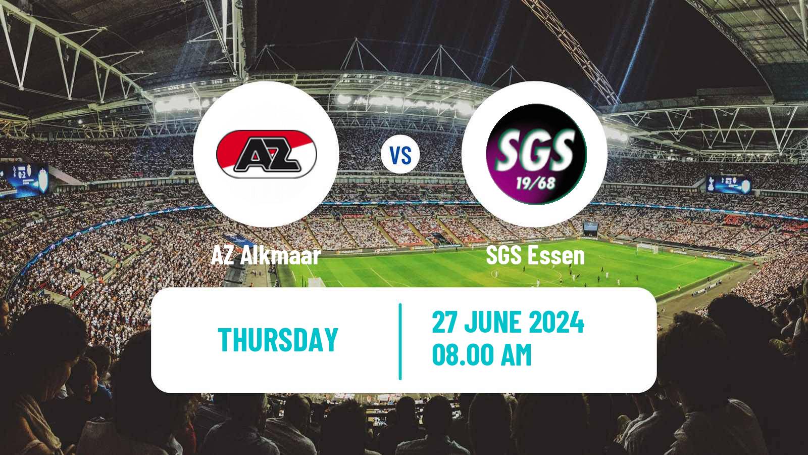 Football Club Friendly Women AZ Alkmaar - SGS Essen