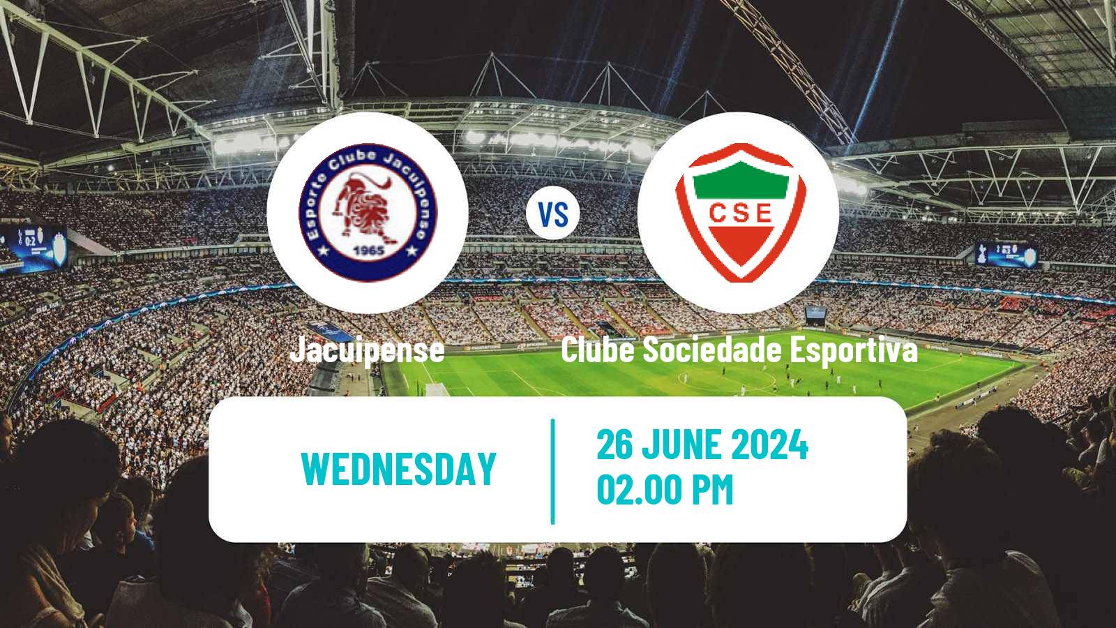Soccer Brazilian Serie D Jacuipense - Clube Sociedade Esportiva