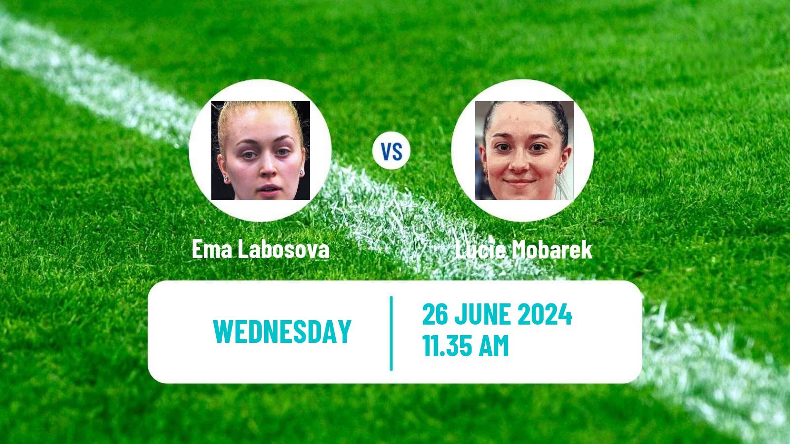 Table tennis Wtt Contender Tunis Women Ema Labosova - Lucie Mobarek