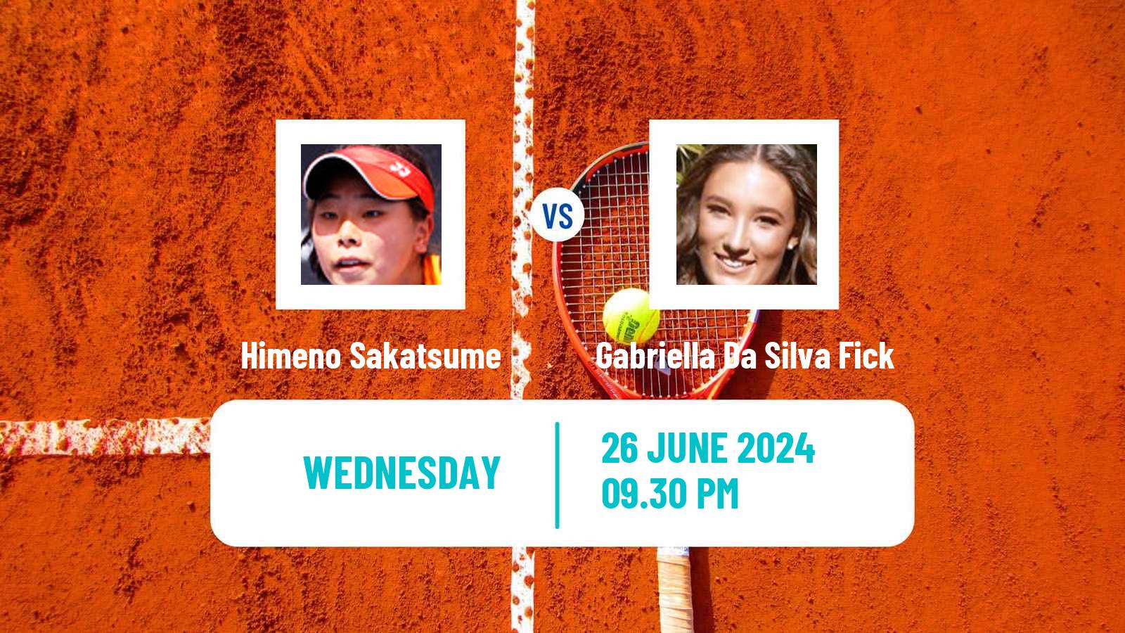 Tennis ITF W35 Taipei 2 Women Himeno Sakatsume - Gabriella Da Silva Fick