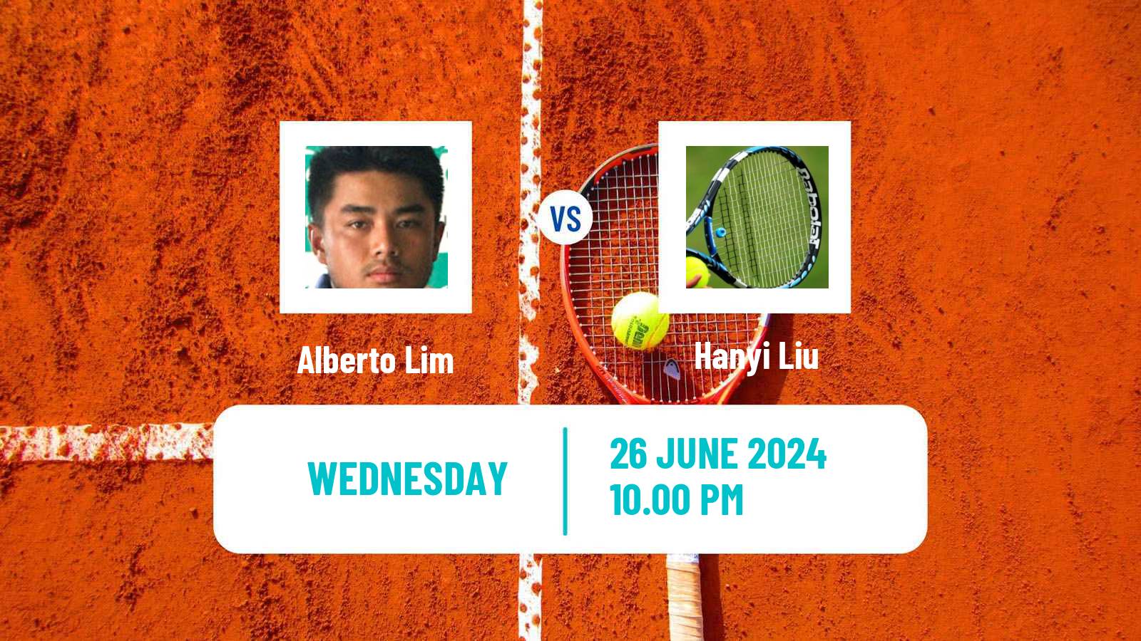 Tennis ITF M15 Tianjin Men Alberto Lim - Hanyi Liu