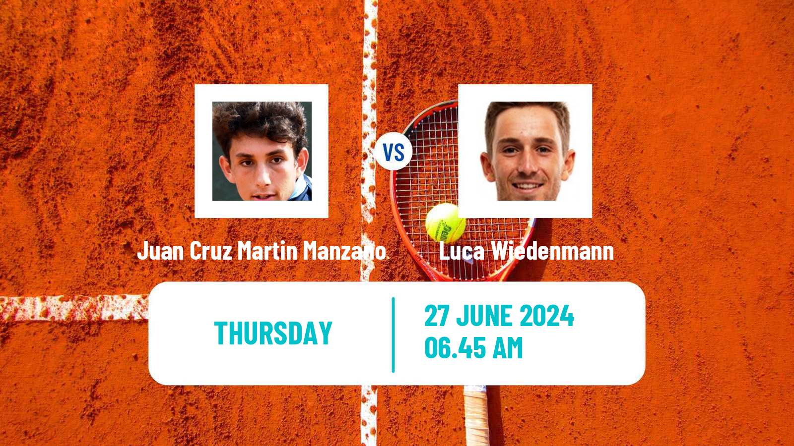 Tennis ITF M15 Bergamo Men Juan Cruz Martin Manzano - Luca Wiedenmann