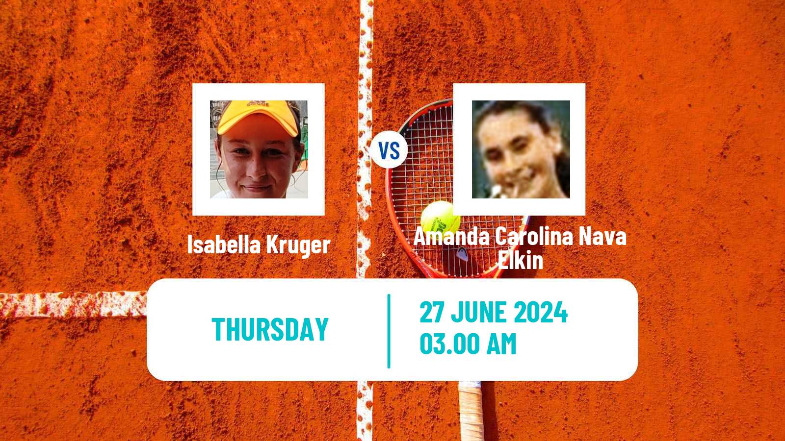 Tennis ITF W15 Hillcrest 2 Women Isabella Kruger - Amanda Carolina Nava Elkin