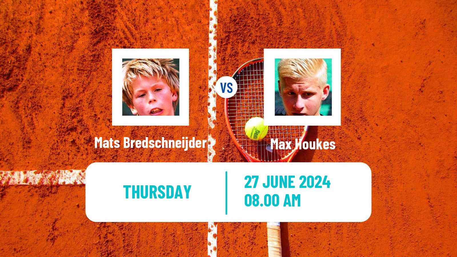 Tennis ITF M25 Brussels Men Mats Bredschneijder - Max Houkes