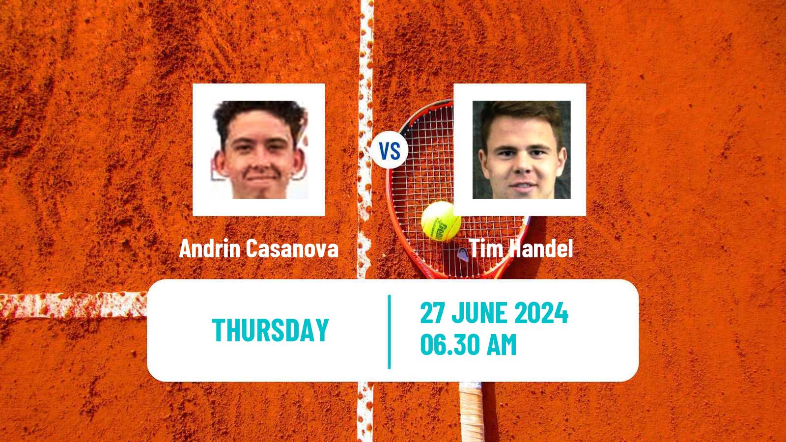 Tennis ITF M25 Klosters Men Andrin Casanova - Tim Handel