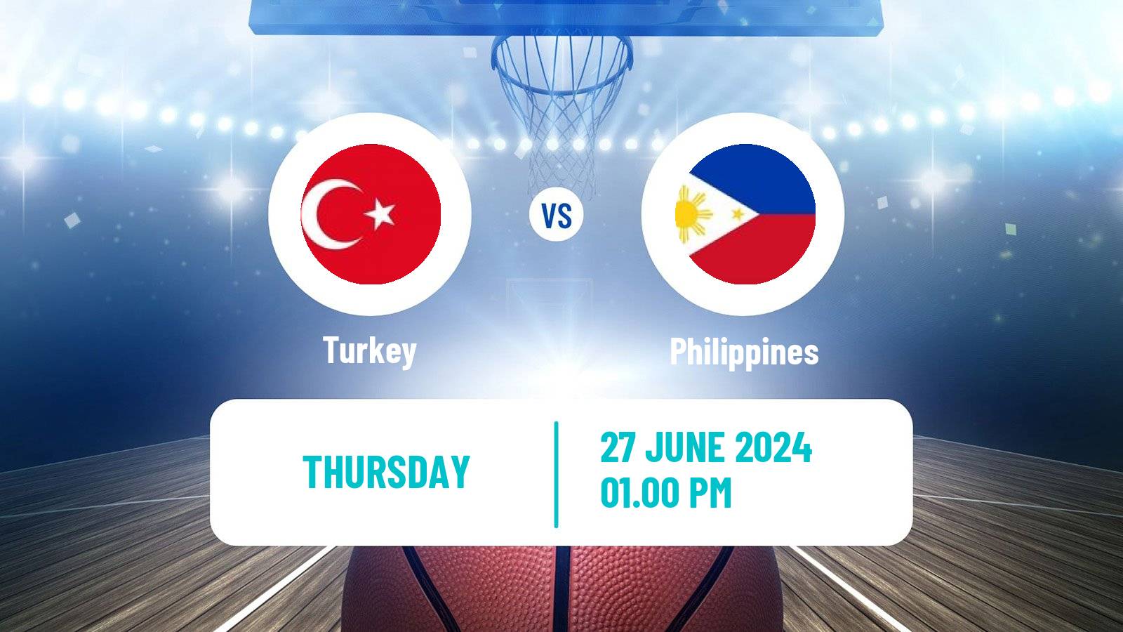 Basketball Friendly International Basketball Turkey - Philippines
