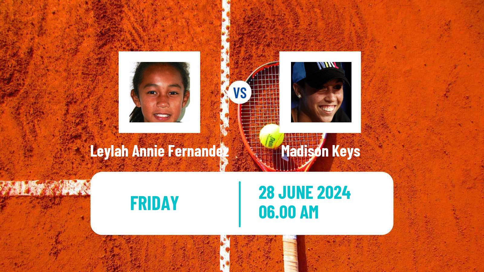 Tennis WTA Eastbourne Leylah Annie Fernandez - Madison Keys
