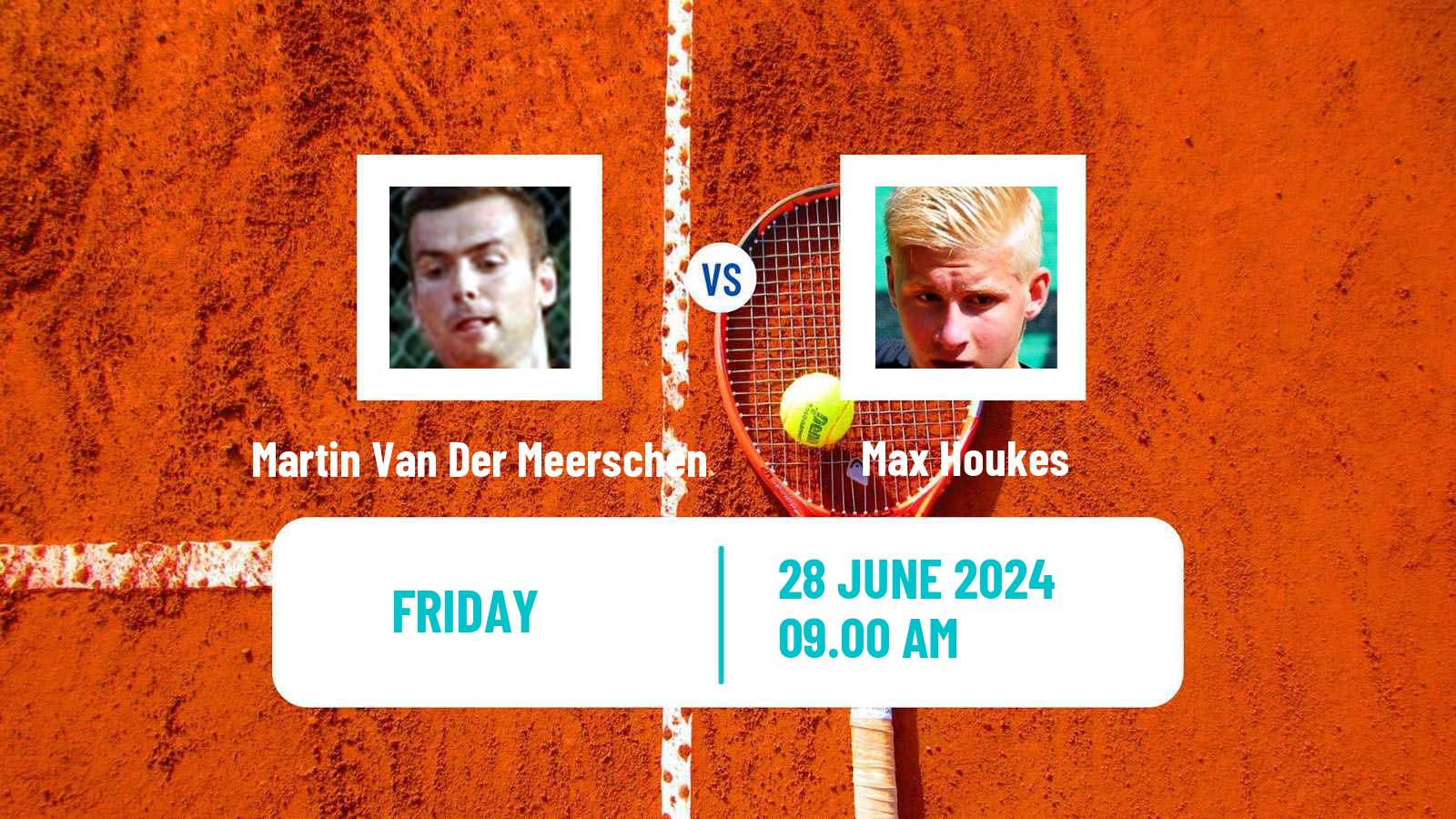 Tennis ITF M25 Brussels Men Martin Van Der Meerschen - Max Houkes